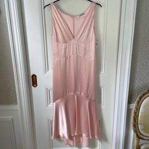 Yigal Azrouel blush silk dress